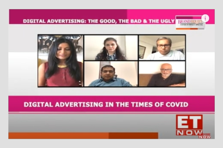 Vikram Sakhuja in a panel discussion on ‘Digital Advertising: The good, the bad, the ugly