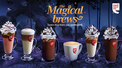 Launch of Café Coffee Days winter menu - Magical Brews