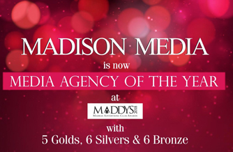 Madison Media is Agency of the Year at Maddies 2018