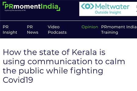 How the state of Kerala is using communication to calm the public while fighting Covid19
