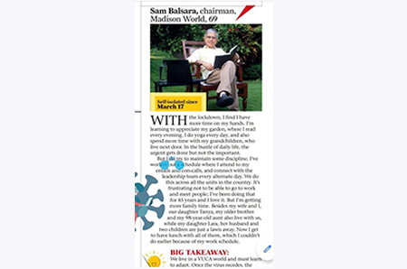 Sam Balsara featured in Mid-day